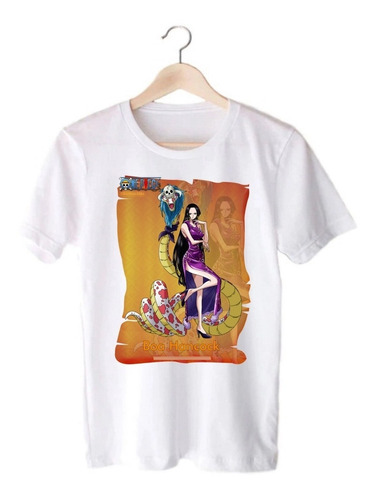 Remera Blanca One Piece - Robin - Anime