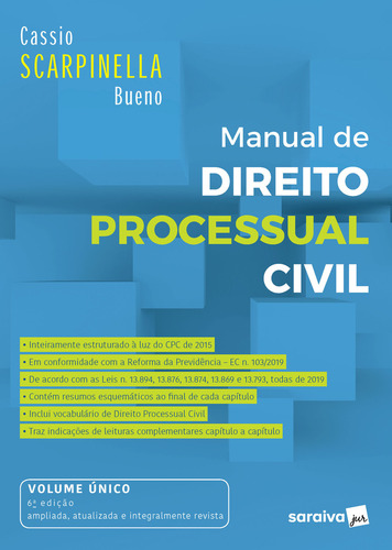 Manual De Direito Processual Civil - Cassio Scarpinela Bueno