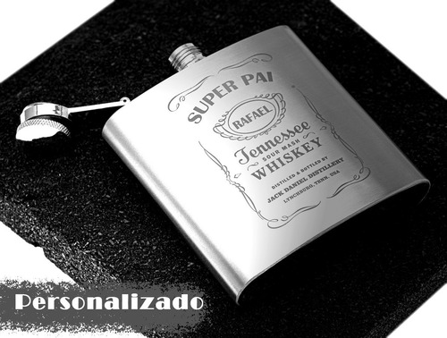 Cantil De Whisky Garrafa Personalizado Gravação A Laser