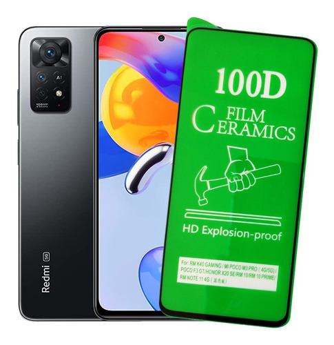 Imagen 1 de 2 de Vidrio Templado Redmi Note 11