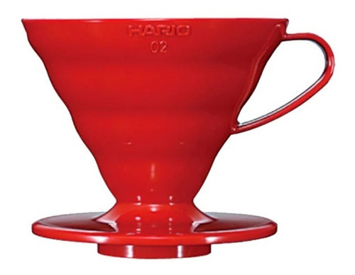 Cafetera Manual Dripper V60 02 Rojo