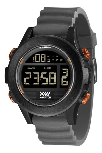Relógio Masculino X-watch Digital Cinza Xmppd674 Pxgx