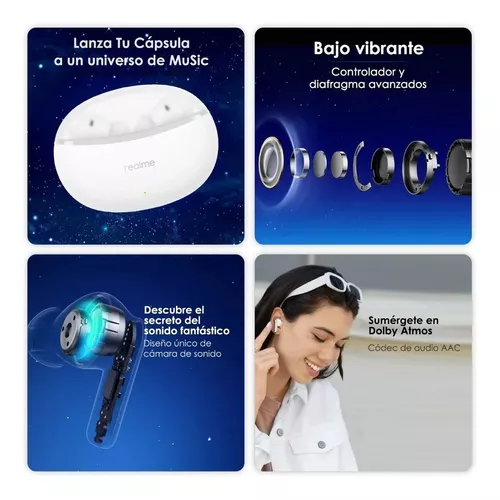 Auriculares Inalámbricos Tws/realme Buds Air 3 Neo C/bluetoo