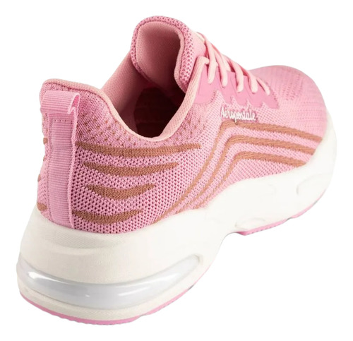 Tenis Aeropostale Rosa Deportivo Cómodo Transpirable Moda Casual Antideslizante Malla