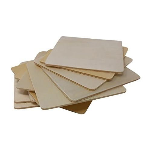 Conjunto De 12 Posavasos Blanco De Madera De Abedul De ...
