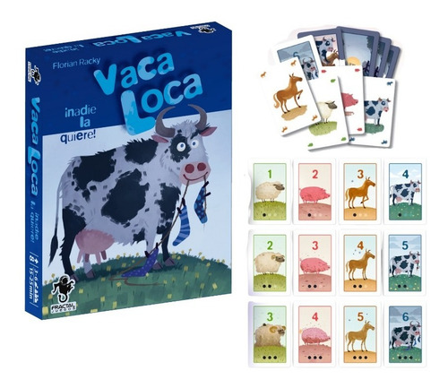 Imagen 4 de 5 de Juego De Mesa | Vaca Loca | Sencillo Juego De Cartas