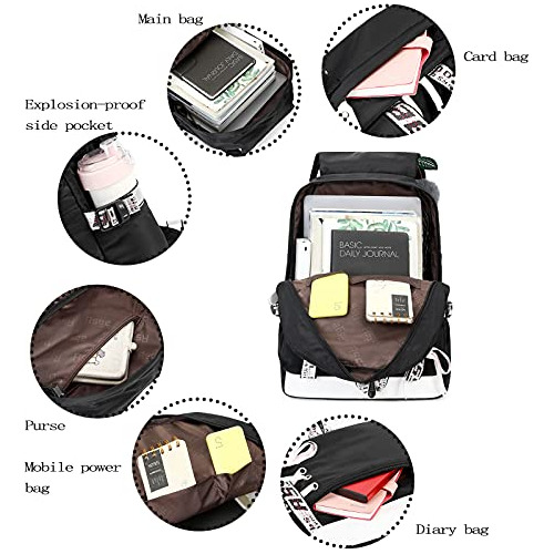 Mochila Asge Para Niñas Y Niños, Mochila Escolar Para Niñ