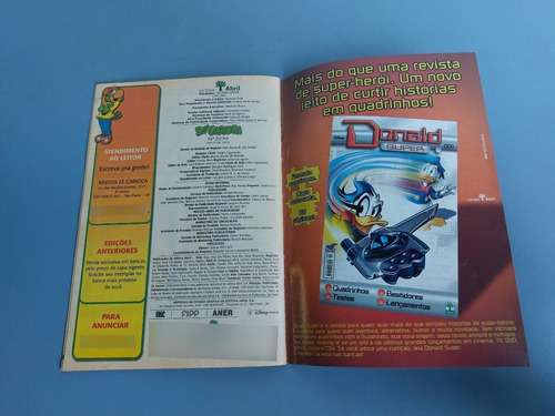 Antigo Gibi Zé Carioca Nº 2230 Editora Abril Disney 2003 (Usado)