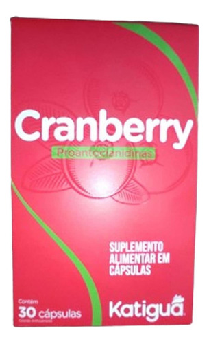 Cranberry - 30 Cápsulas - Katiguá Sabor Sem Sabor