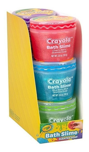 Crayola Baño Limo Jabon Perfumado 4 Colores Y Olores Paque