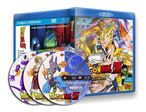 Dvd Dragon Ball Z Todos Os Filmes + Especiais + Ovas Dublado