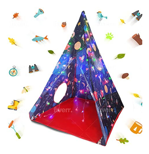 Carpa Para Niños  Limitlessfunn Teepee Space World Kids Play