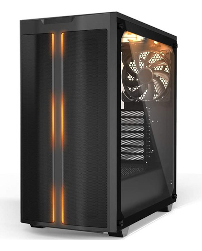 Mid Tower Atx Argb 3 Ala Pura Preinstalada 2 Ventana Vidrio