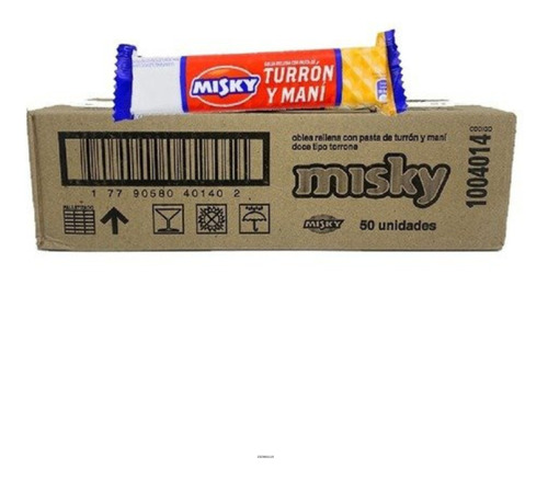 Turron De Mani Misky X 50u - Oferta En Sweet Market