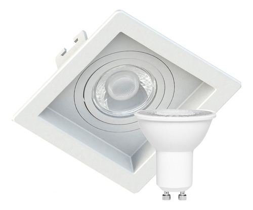 19x Spot Recuado Gu10 Save Energy C/19x Lâmpada 6w Stella