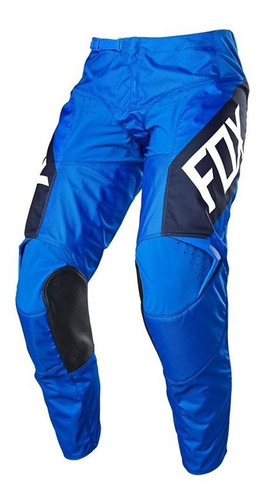 Pantalón Moto Fox  180 Revn Azul Talla 24