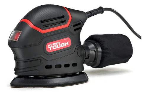 Lijadora Orbital Para Detalles De 1,5 Amperios Hyper Tough Color Negro
