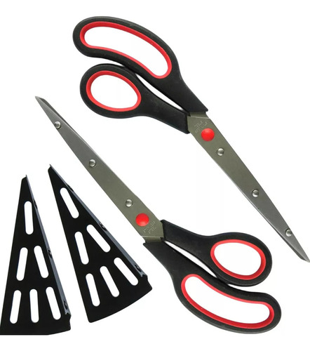 ' 2 Game Tijeras For Corting Pizza With Spatula For Servir