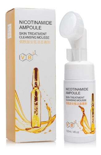 Espuma Facial De Niacinamida Con Cepillo Exfoliante Original