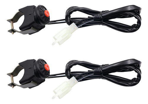 2 Pcs 7/8 Scooter Atv Bocina De Motocicleta Encendido