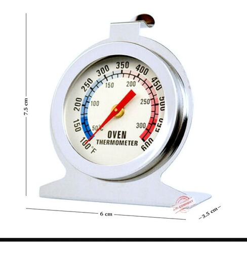 Termometro Para Horno Reposteria Acero Inoxidable A7003