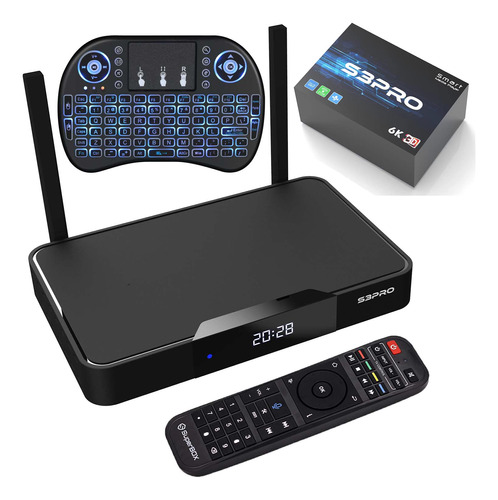 Qinghuaci Super Box S3 Pro 2023 Control Remoto Voz Mini 2 Gb