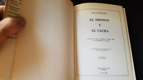El Orinoco Y El Caura Jean Chaffanjon Tapa Dura Ilustrado (Usado)