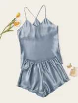 Comprar Pijama Para Mujer \u002F Pijama Verano Mujer \u002F Pijama De Saten
