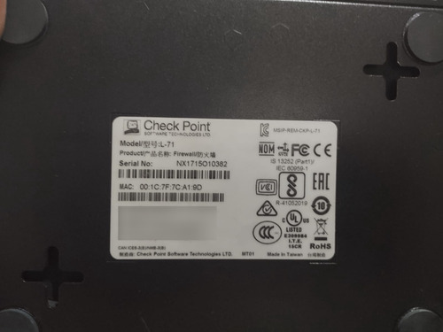 Firewall Gateway Security Check Point L-71 1430
