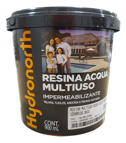 Resina Multiuso Hydronorth Acqua Ceramica Onix Pote Plastico