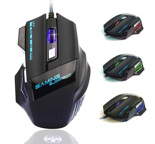 Pack 2 Mouse Usb Gamer X7 800 A 2400 Dpi Retroiluminado