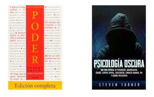 Las 48 Leyes Del Poder + Psicología Oscura -nuevo Y Sellado