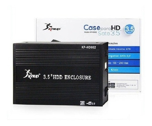 Case 3.5 Para Hd Externo Computador Usb 2.0 Pc Desktop