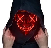 Comprar Mascara Led La Purga (pack X 3 Máscaras) Halloween Fiesta
