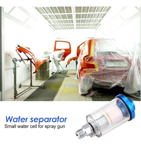 Separador De Aceite De Agua 2 Piezas, Filtro De Entrada Y Sa