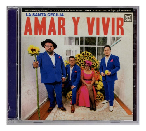 La Santa Cecilia Amar Y Vivir Disco Cd + Dvd