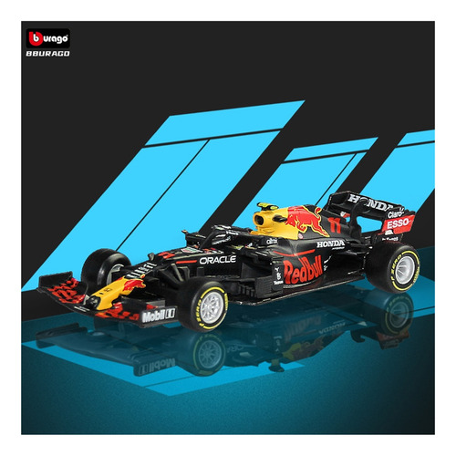 Bburago 1:43 F1 Redbull Racing Rb16b #11 Pérez Fórmula Coche