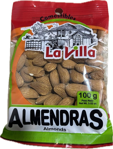 Almendra Natural X 100 Gr