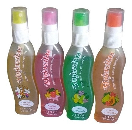 Mujercitas Body Mist Eau De Toilette Para Niñas 3 Uidades