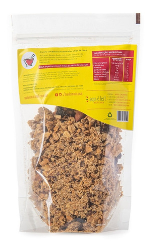 Granola Artesanal De Banana - 200g - Made In Natural