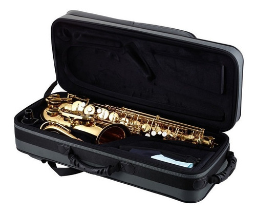 Sax Alto Jupiter Jas 700q Dourado Laqueado Completo + Nfe