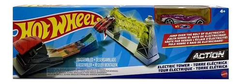 Torre Elétrica Pista Básica Hot Wheels - Mattel Fth79-fth8