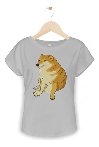 comprar Playera Dama - Cheems Perrito Meme 553
