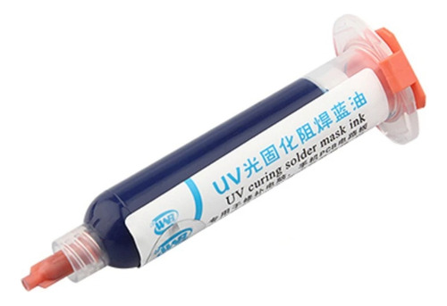 Pintura Uv Mascara Antisolder Pcb 10ml Tinta Azul Original