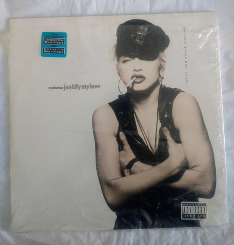 Madonna Justify Me Love Maxi Vinilo Edición Usa 1990