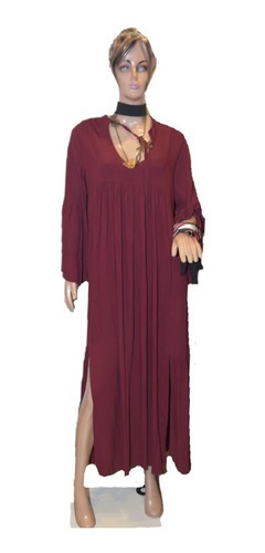 47 Street Vestido Modelo Bohemia Amplio Mas Faja De Regalo