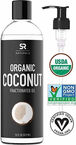 Orgánica Aceite De Coco Fraccionado Por Naturals Sr ~ 100% P