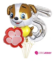Comprar Globos De Perritos Con Huellitas 