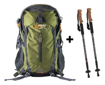 Comprar Pack Mochila Electron 40 (militar) + Bastónes + Cobertor