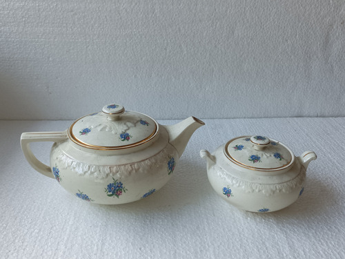 Tetera Y Azucarera Antigua Wedgwood Made In England 